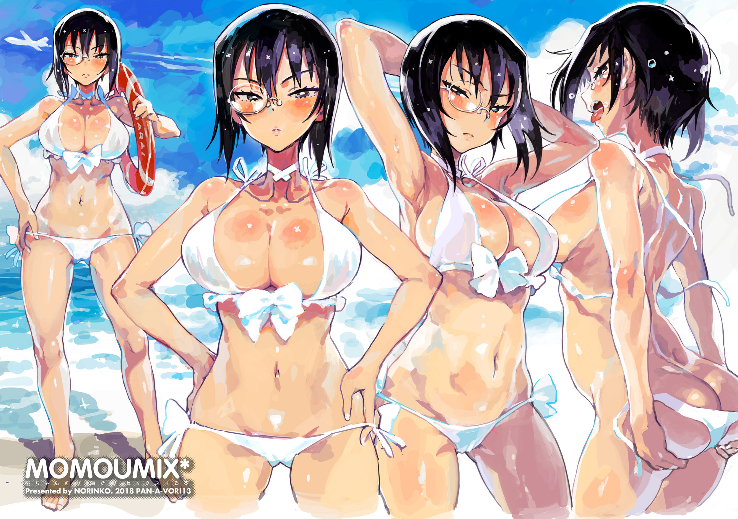 Hentai Manga Comic-MOMOUMIX -A Book About Fucking Momo-chan At The Beach --Read-19